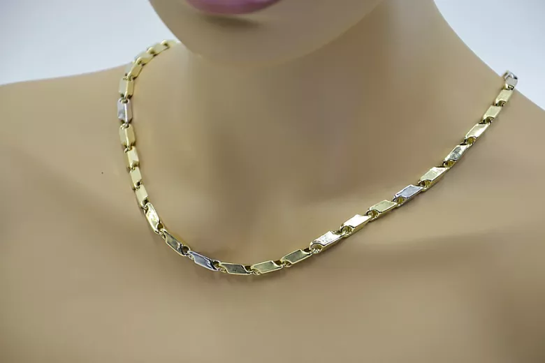 Italian yellow 14k gold chain cc027yw