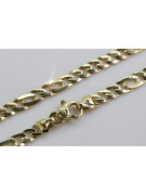 Vintage rose Italian yellow gold chain cc023y