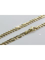 Vintage rose Italian yellow gold chain cc023y