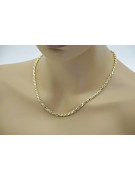 Galben italian 14k 585 aur Corda Rope lanț cc038y