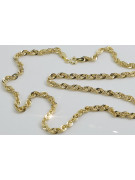 Yellow rose gold chain ★ russiangold.com ★ Gold 585 333 Low price