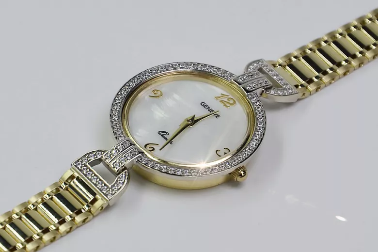 Reloj ★ de oro para damas zlotychlopak.pl Pureza de oro 585 333 ¡★ Precio bajo!