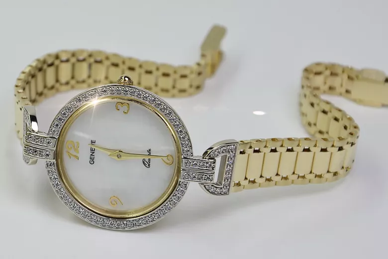 Montre ★ dame en or zlotychlopak.pl ★ Pureté d’or 585 333 Prix bas!