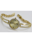 Italian yellow gold lady watch Geneve lw075y