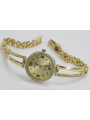 Reloj italiano de oro amarillo Geneve lw075y