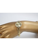 Italian yellow gold lady watch Geneve lw075y