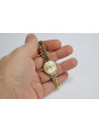 Reloj ★ de oro para damas zlotychlopak.pl Pureza de oro 585 333 ¡★ Precio bajo!