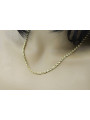 Italienische gelbe 14-Karat-585-Gold-Rope-Singapur-Kette cc074y