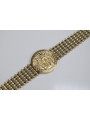 Gold men's watch Geneve ★ zlotychlopak.pl ★ Gold purity 585 333 Low Price!