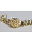 Goldene Herrenuhr Geneve ★ zlotychlopak.pl ★ Gold Reinheit 585 333 Niedriger Preis!