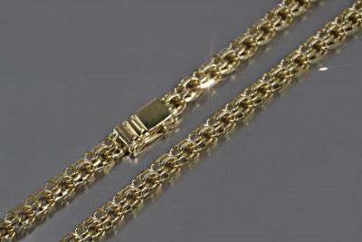 Cadena Garibaldi (Bismark) de oro soviético rosa ruso