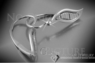 Russian rose gold earrings vens242