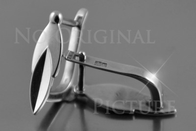 Russian rose gold earrings vens251