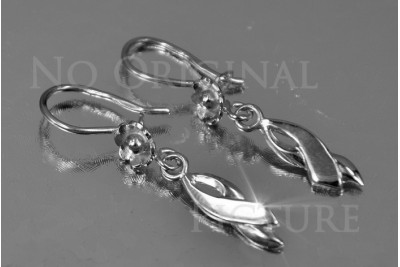 Russian rose gold earrings vens257