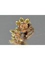 Russian rose gold earrings vens261