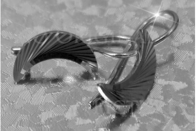 Russian rose gold earrings vens263