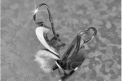 Russian rose gold earrings vens263