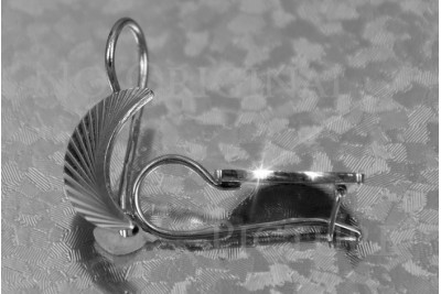 Russian rose gold earrings vens263