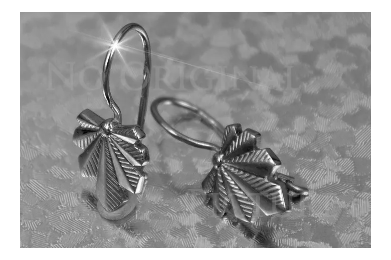 Russian rose gold earrings vens264