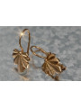 Russian rose gold earrings vens264