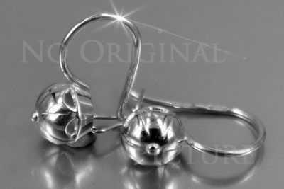 Russian rose gold earrings vens285