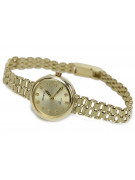 Italian yellow 14k gold 585 lady Geneve watch lw041y