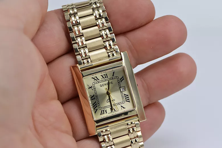 Montre homme en or Genève ★ zlotychlopak.pl ★ Pureté de l’or 585 333 Prix bas!