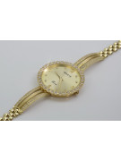 Italienische Damenuhr aus Gelbgold, Geneve Lady Gift lw108y