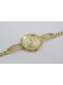 Italienische Damenuhr aus Gelbgold, Geneve Lady Gift lw108y