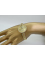 Italienische Damenuhr aus Gelbgold, Geneve Lady Gift lw108y