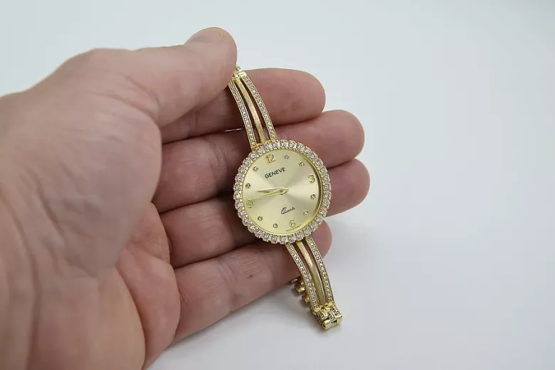 Gold ladies watch ★ zlotychlopak.pl ★ Gold purity 585 333 Low price!