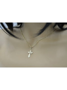 Gold Orthodox Cross ★ russiangold.com ★ Gold 585 333 Low price