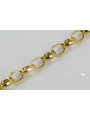 Bracelet d’ancrage italien jaune 14 carats cb006y