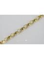 Bracelet d’ancrage italien jaune 14 carats cb006y