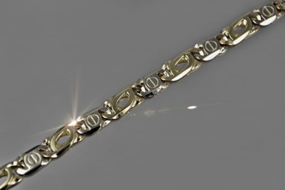 Браслет ★ з жовтого рожевого золота russiangold.com ★ Золото 585 333 Низька ціна