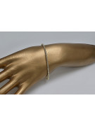 Bracelet bracelet en or jaune italien 14k 585 cb122y