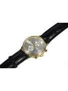 Yellow 14k 585 gold men's watch Geneve mw005y