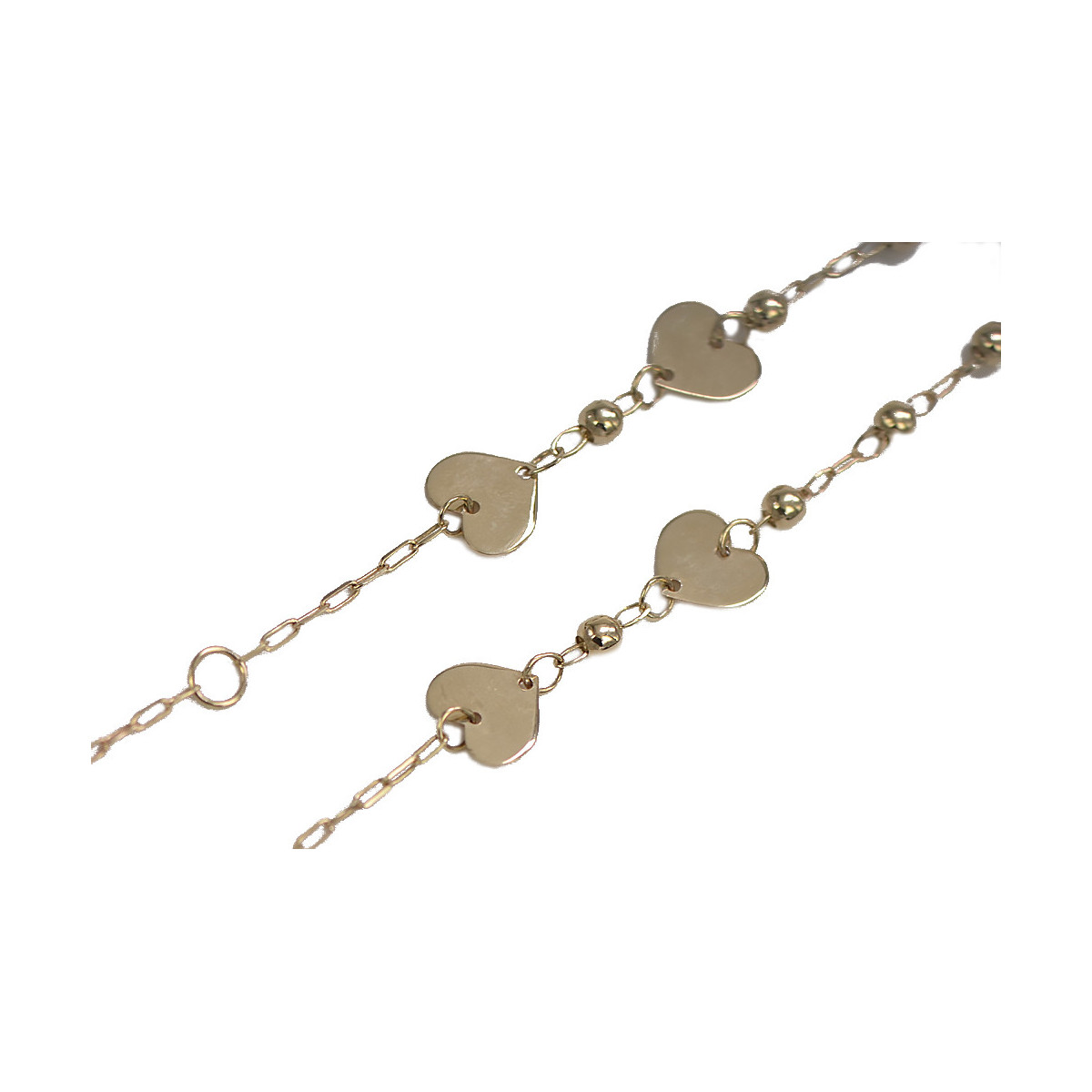 Yellow rose gold bracelet ★ russiangold.com ★ Gold 585 333 Low price