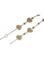 Yellow rose gold bracelet ★ russiangold.com ★ Gold 585 333 Low price