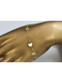 Bracelet ★ en or rose jaune russiangold.com ★ Or 585 333 Prix bas