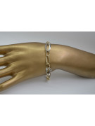 Italien jaune blanc 14k 585 bracelet en or cb013yw