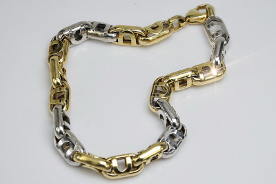 Italiană galben 14k brățară de aur cb024yw