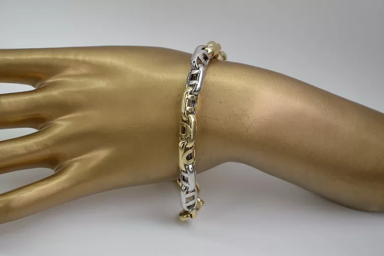 Italian yellow 14k gold  bracelet cb024yw