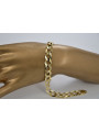 Yellow rose gold bracelet ★ russiangold.com ★ Gold 585 333 Low price