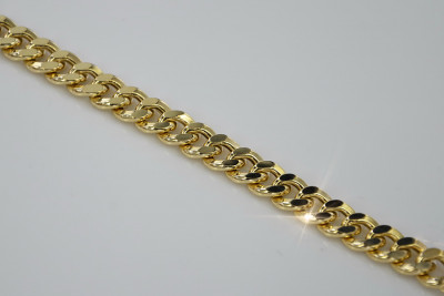 Yellow rose gold bracelet ★ russiangold.com ★ Gold 585 333 Low price