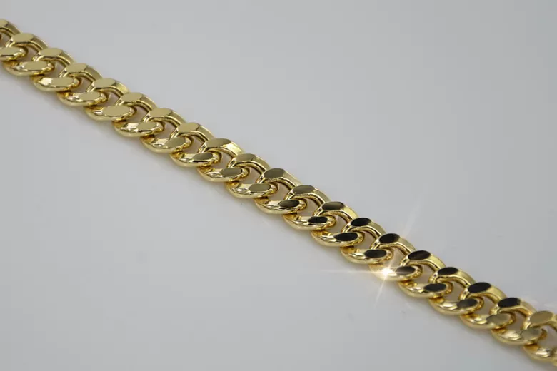 Yellow rose gold bracelet ★ russiangold.com ★ Gold 585 333 Low price