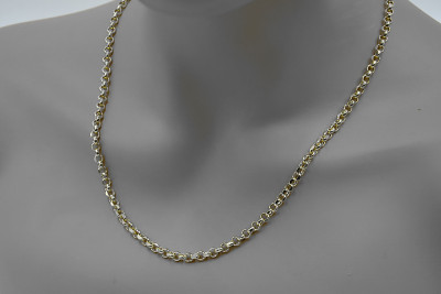 Lanțul ★ galben de aur a crescut russiangold.com ★ Aur 585 333 Preț scăzut