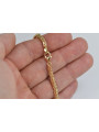 Italienisch gelb 14k 585 gold Bizantine Armband cb014y