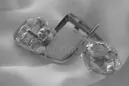 Русская советская розовая роза 14k 585 золото серьги vec071 александрит рубин изумруд сапфир ...