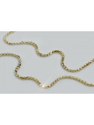 Lanț New Rope din aur galben italian de 14k cc078yw